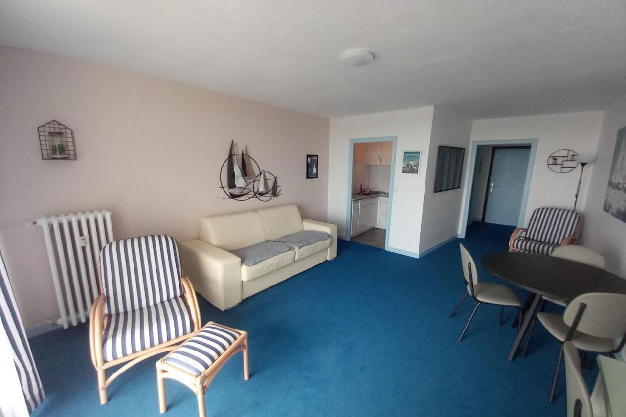Grand Studio Vue Mer Dans Residence Des 3 Iles Pres De La Thalasso 퀴베론 외부 사진