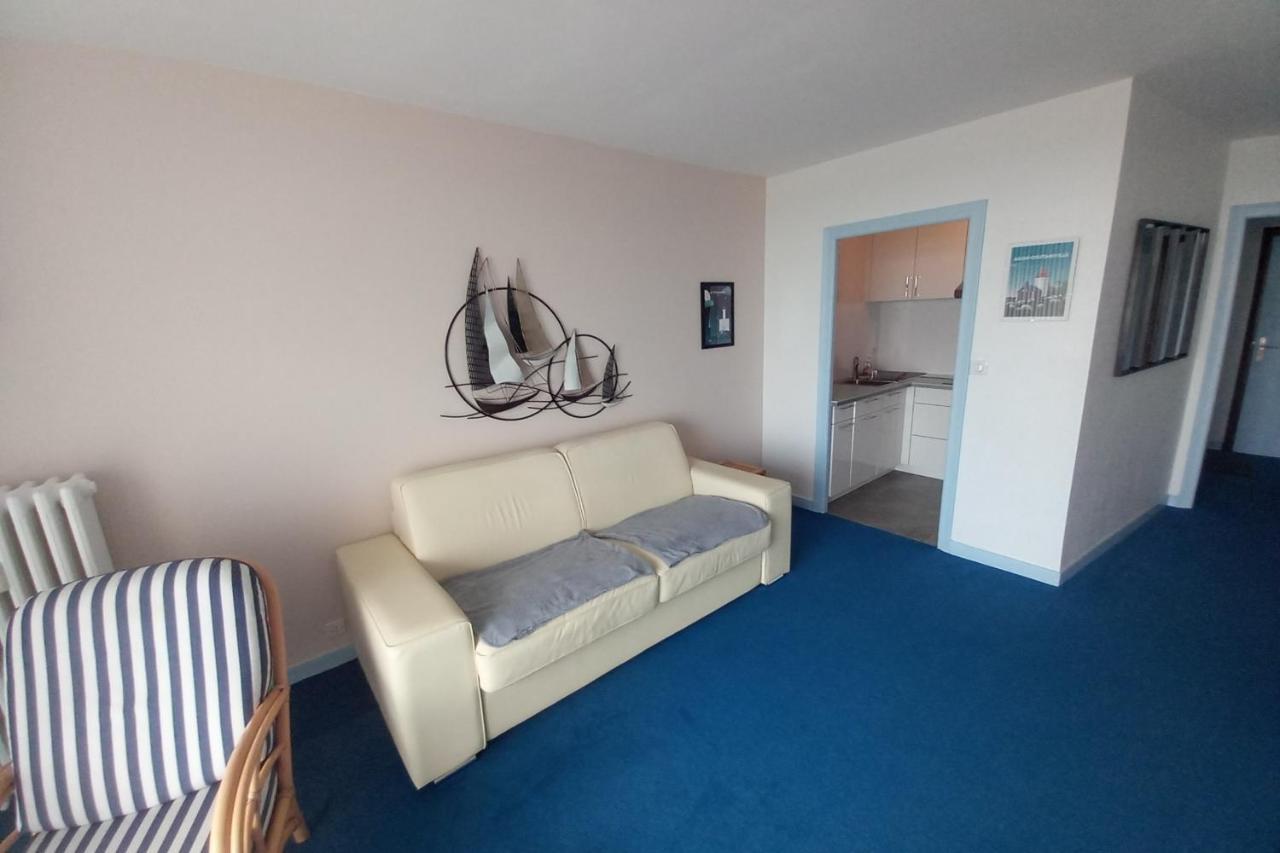 Grand Studio Vue Mer Dans Residence Des 3 Iles Pres De La Thalasso 퀴베론 외부 사진